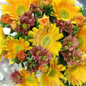 Assorted Hand Bunch Yellow